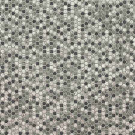 Msi Urban Tapestry Penny Round Sample Glossy Glass Mesh-Mounted